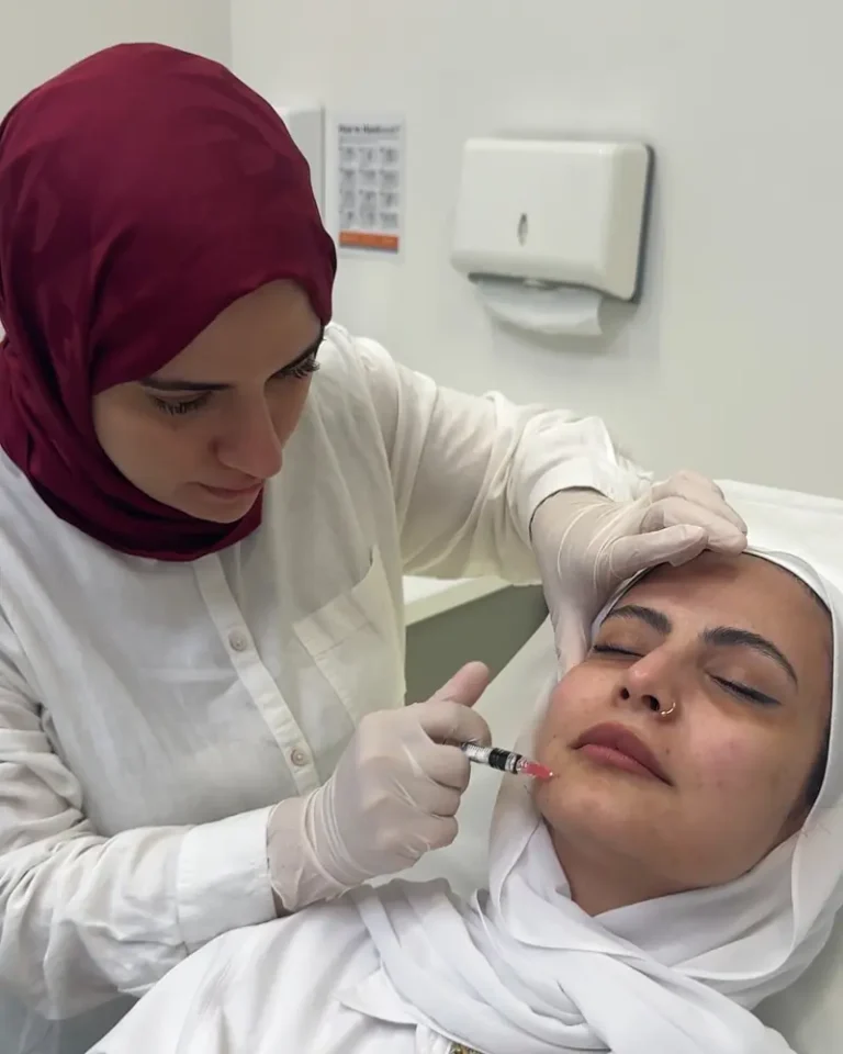 Face Botox treatment at Dermabloom Medical Centre in Mirdif Dubai
